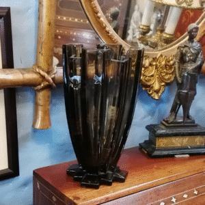 Jarrón de cristal Art Déco